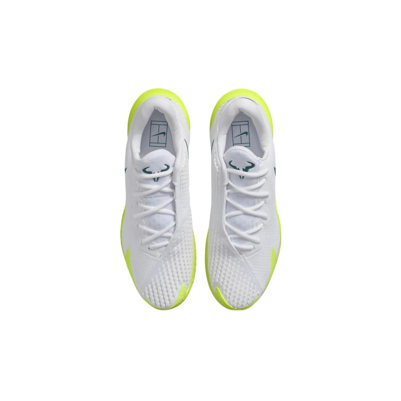 Nike Court Zoom Vapor Cage 4 Rafa White Volt Geode Teal Men Sneakers DD1579-107