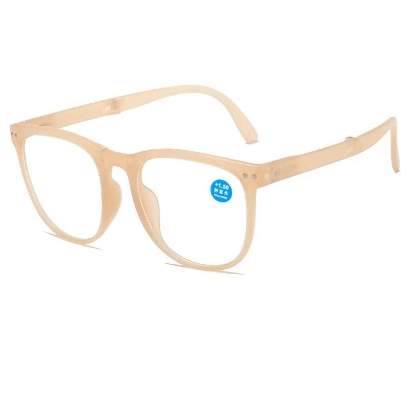 Anti Blue Light Folding Reading Glasses Men Women Portable Presbyopia Eyeglasses Elder Eye Protection Eyewear+1.0 To +4.0
