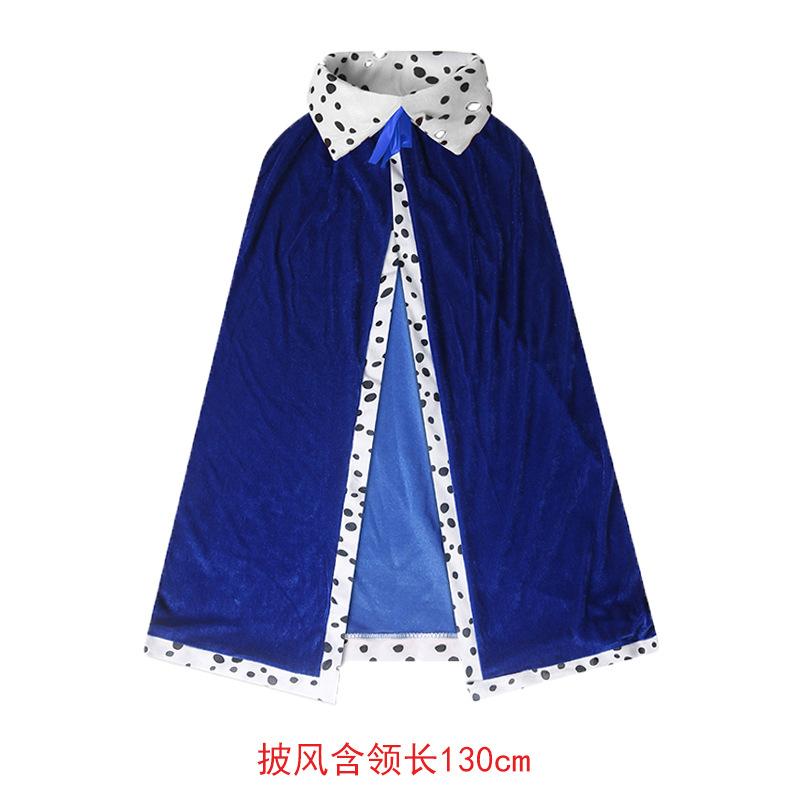 Children's Halloween King Adult Cloak Prince Princess Cloak European Festival Masquerade Show Costume