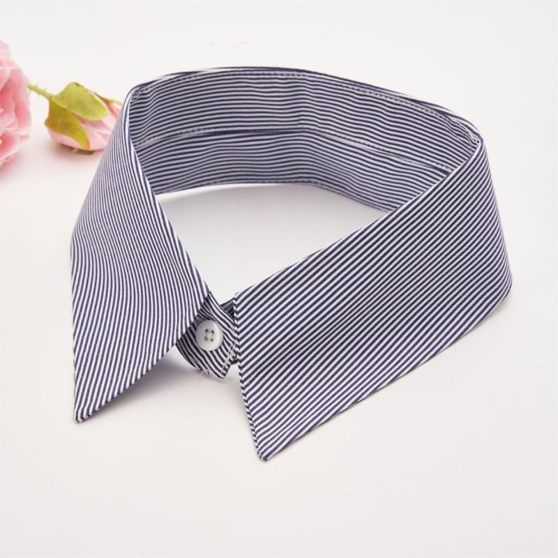 Metal Studded False Collar for Women Girl Detachable Collar Lapel Blouse Top Clothing Accessory Casual Decorative Collar
