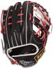 ZETT Pro Status BRGB32556S Infielder's Glove, Black/Gray (1915), Right-Handed Throw,