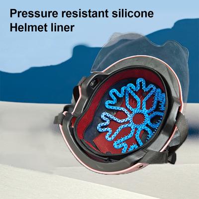 Motosiklet Kask Astarı Ped Anti-deformasyon Kask Silikon Ped Havalandırma Nefes Alabilir Bisiklet Kaskı Havalandırma Kar Tipi Astar