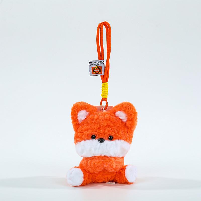 

Mini Cartoon Rabbit Sheep Penguin Plush Doll With Short Plush Material For Bag Decor Fox