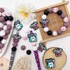 34Pcs Dental Care Theme Silicone Beads Set DIY Beaded Necklace Bracelet Decoration Pen Jewelry Pendant Etc. Holiday Birthday Gift