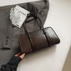 Korean Retro Large-capacity Shoulder Bag Women's 2026 Early Spring New Simple and Fashionable Underarm Bag Commuter Handbag