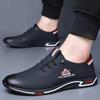 Men's Shoes Fashion Soft Soled Men Casual Shoes British Style Formal Shoes Breathable Lace-Up Bottom Light Sneakers Male Size