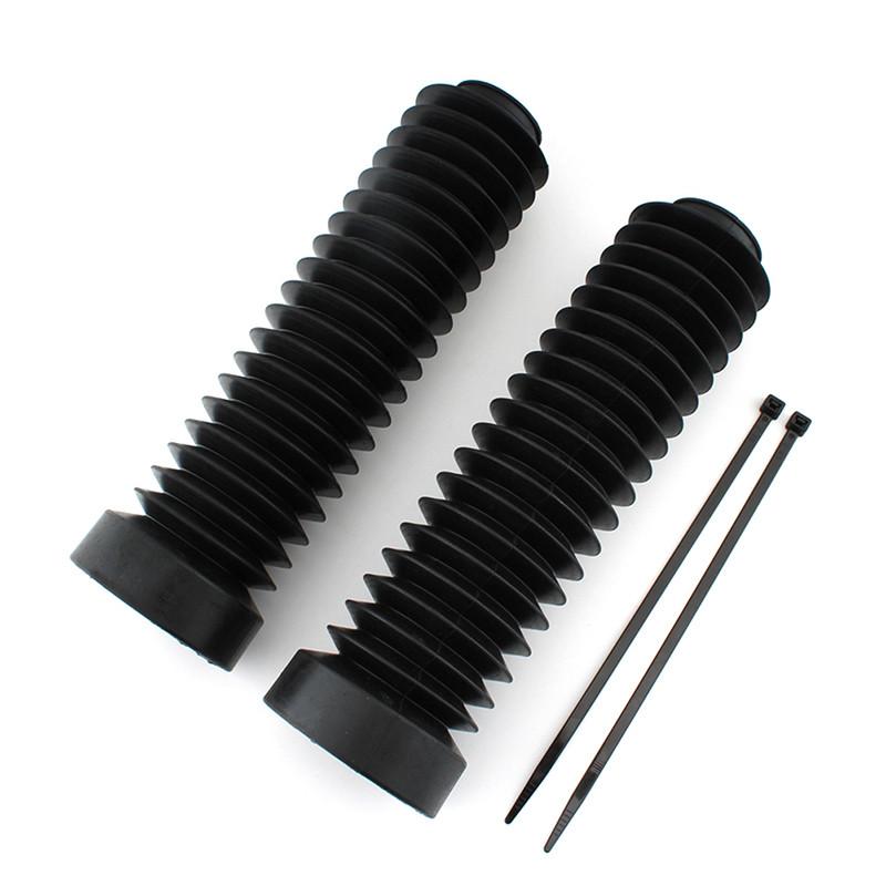 Motorcycle Rubber Front Fork Shock Boot Dust Cover Protection for Honda ATC 250R 1983-1986 Motorbike Accessories