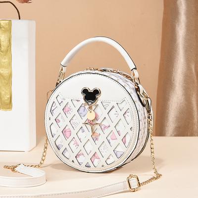 Valentine's Day Exquisite Small Bag Portable Small Round Bag Versatile Chain Single Shoulder Messenger Bag Sweet Wind