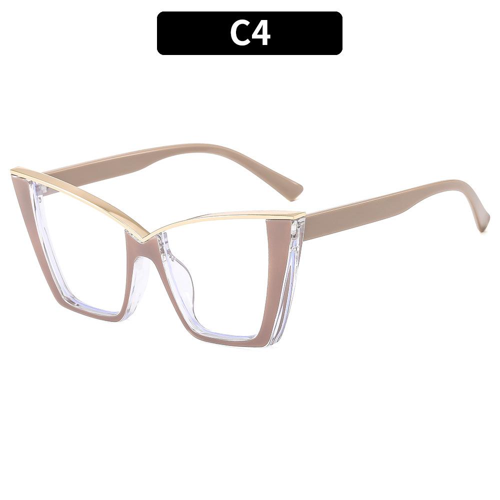Fashion Design Rainbow Cat Eye Frame Photochromism Reading Glasses Women Anti Blue Light Hyperopia Prescription Eyewear 0~+600
