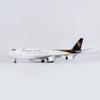 1/150 Scale B747 UPS Aircraft Model Civil Aviation Cargo Resin Diecast Airplanes W Light and Wheel for Collection Display