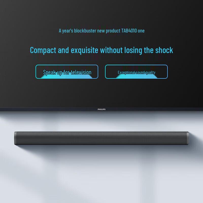 Philips TAB4010/93 2.0 Channel Bluetooth Soundbar