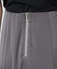 Nano Universe Satin Flare Maxi Skirt Be Paired with Other Small 023 Charcoal (Can Items) Women's 669-5230306