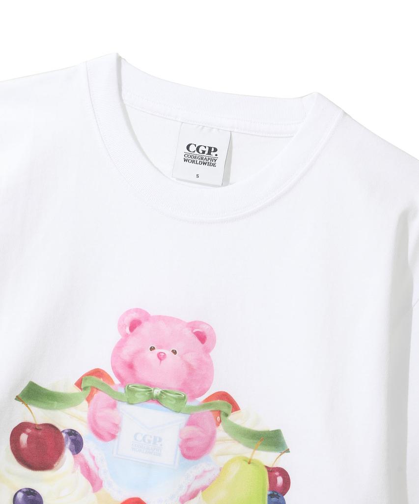CGP (Women) Cake Kogomi Short Sleeve T-Shirt - White