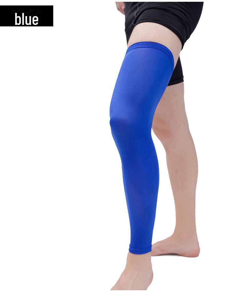 

Спортивные леггинсы и наколенники из дышащей лайкры с солнцезащитным эффектом для баскетбола, альпинизма, велоспорта и бега XL синий
