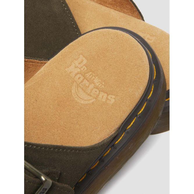 Dr. Martens Josef Comfortable Versatile Non-Slip Slide Sandals Unisex Footwear Olive 41083300