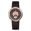 Specht & Söhne 2025 Men's Luxury Quartz Watch Genuine Leather Stainless Steel Japan Moon Phase 40MM Top Hot Wristwatch For Men