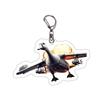 Tung Tung Tung Sahur 5Cm Acrylic Keychain Accessories – Whimsical Abstract Mirage Creature Designs Bag Charm