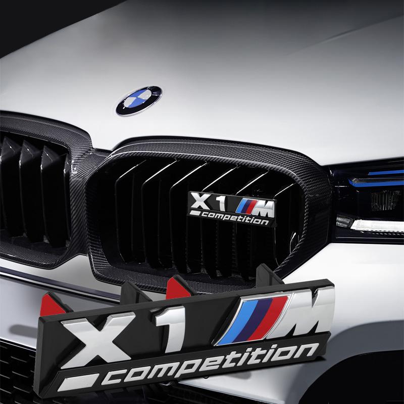 3D ABS M Logo Car Front Grille Badge Sticker Auto Badge Accessories For BMW M M2 X3 M4 X5M M6 M7 F48 G01 E84 E83 F39 F10 F30 G11