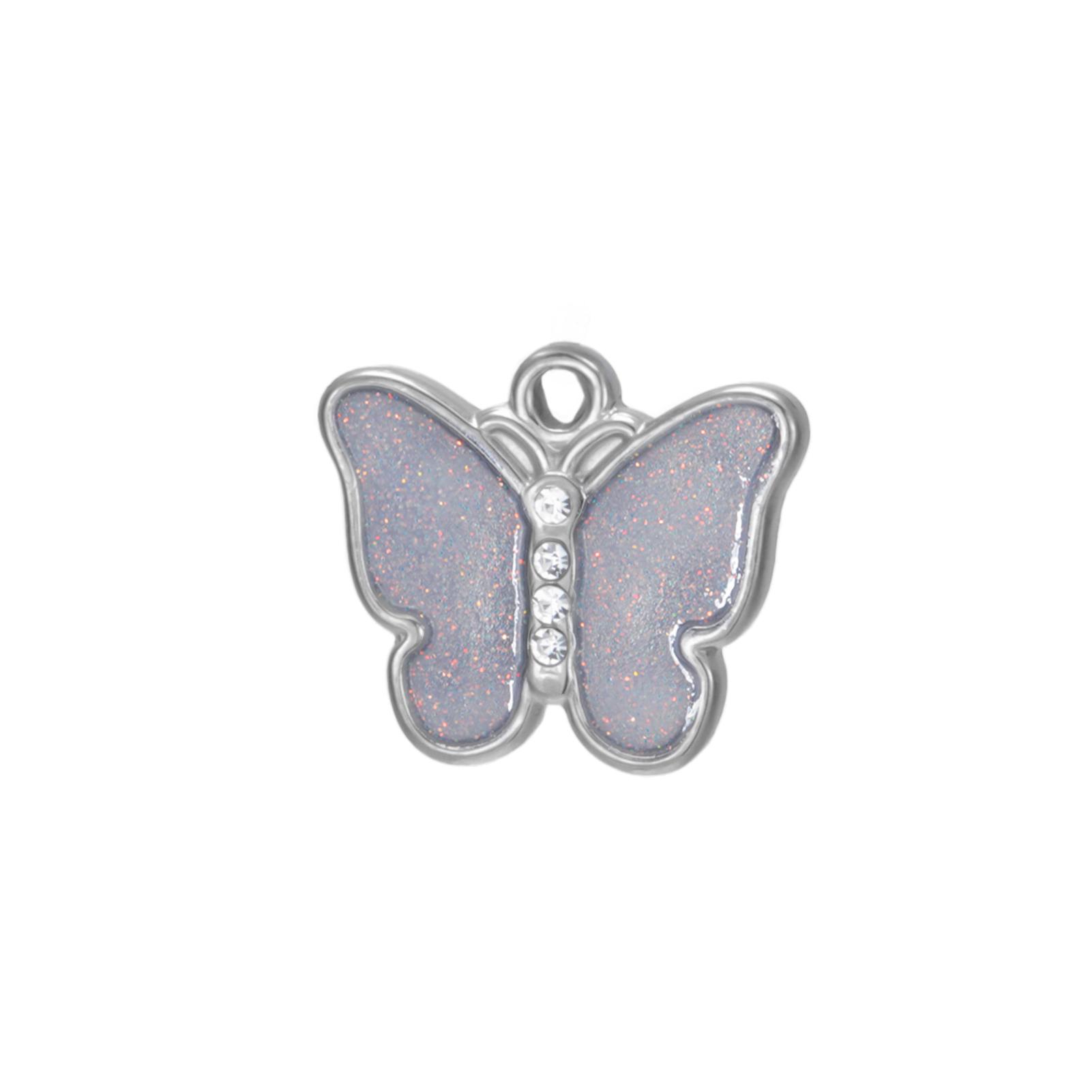 

Teamer Colorful Enamel Butterfly Charms For Stainless Steel Acccessories For Bracelet Necklace Jewelry Making Pendant DIY 2026