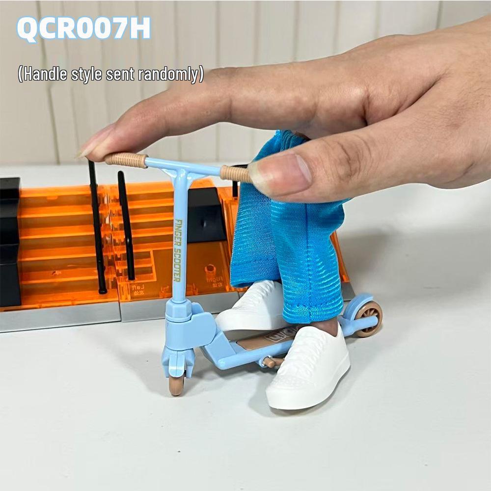 Mini Ice Skates and Finger Roller Skateboard Toy Set with Accessories