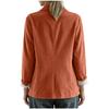 Dames Casual Corduroy Revers Lange Mouw met Zakken voor Werk Dagelijkse Kleding