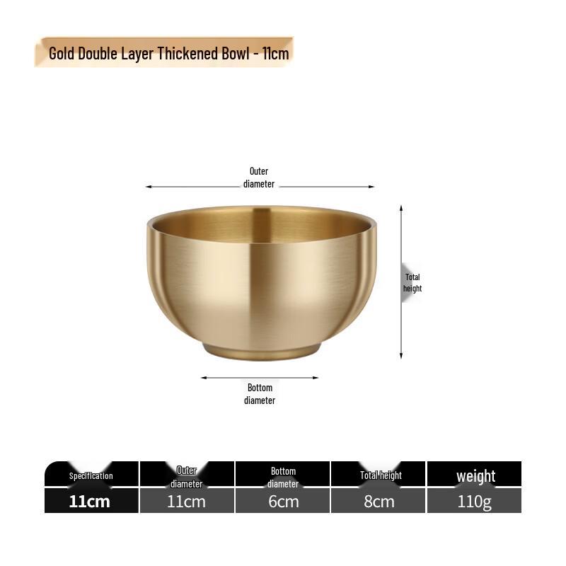 

ZISIZ Insulated Stainless Steel Rice Bowl Set