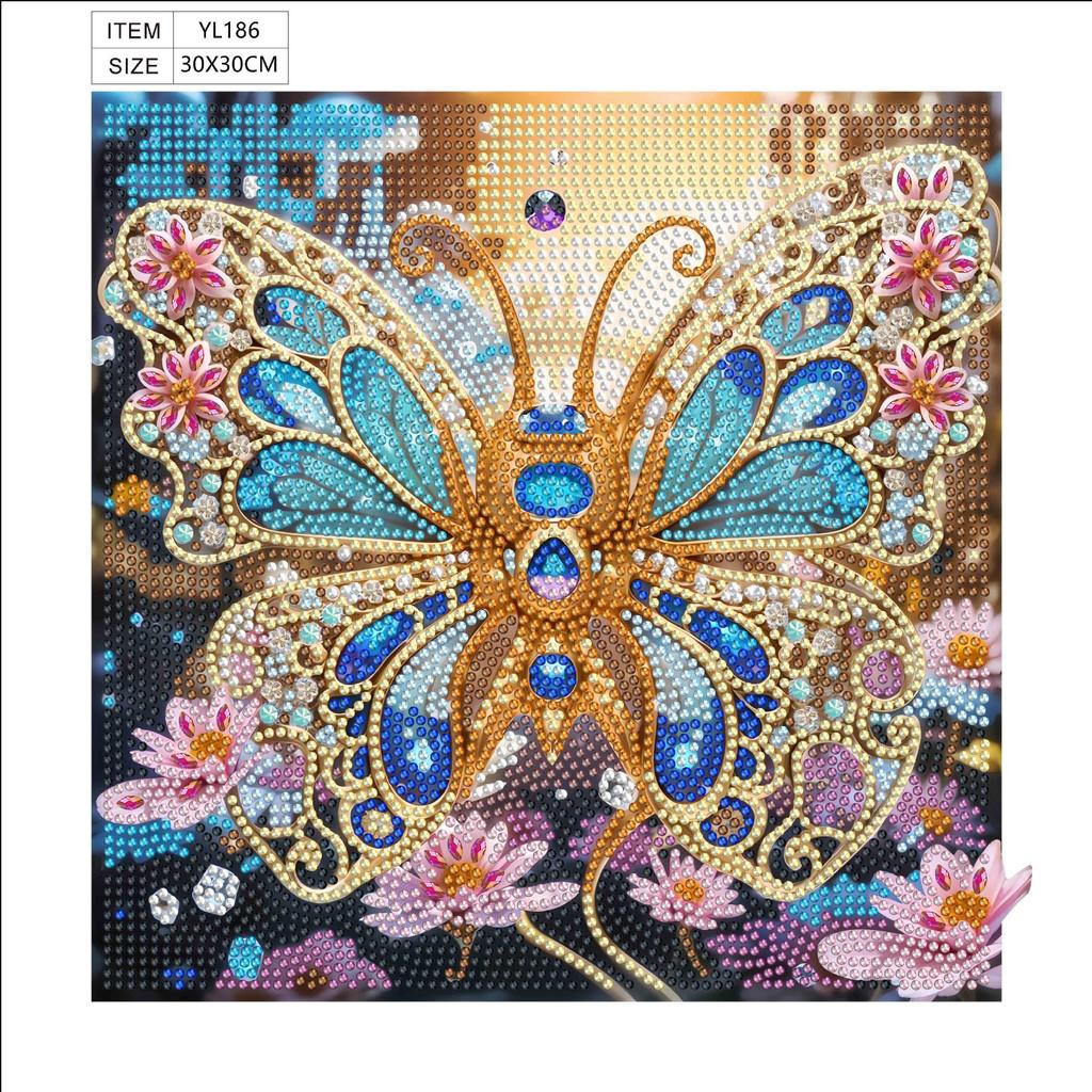 30 * 30 Special-shaped Diamond Painting Full of Diamonds Handmade Sticker Material Package, Diamond Sticker DIY Decorative Painting