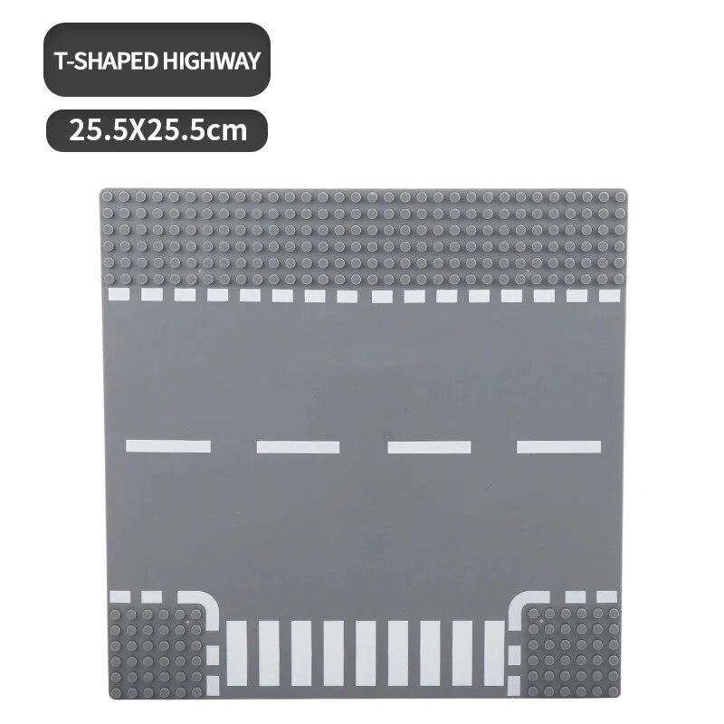 32X32 Классический дорожный строительный блок Базовая пластина Вид на город Дорожные фигурки Дорожные строительные игрушки Кирпичи 32 точки Пластиковые базовые пластины