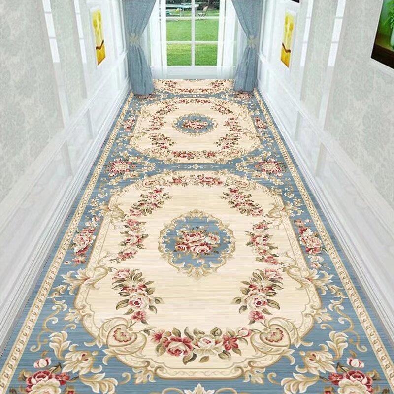 Nordic Villa Antislip Stairs Carpet Hallway Rug Washable Doorway Mat Custom Passageway Carpets Home Decoration Long Runners Rugs