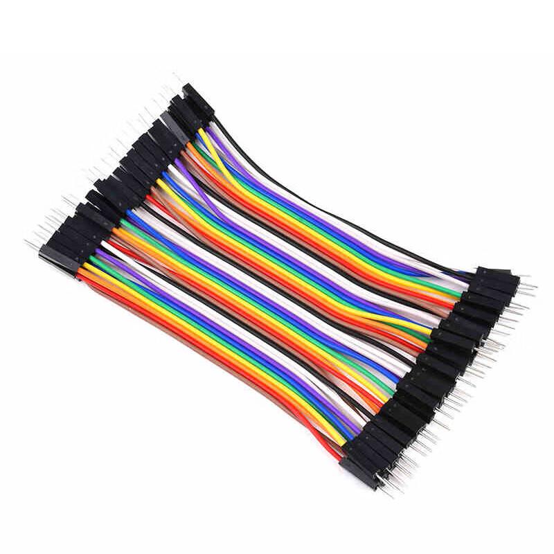 Meibaogu 40-Pin Copper Core Dupont Jumper Wire Ribbon Cable