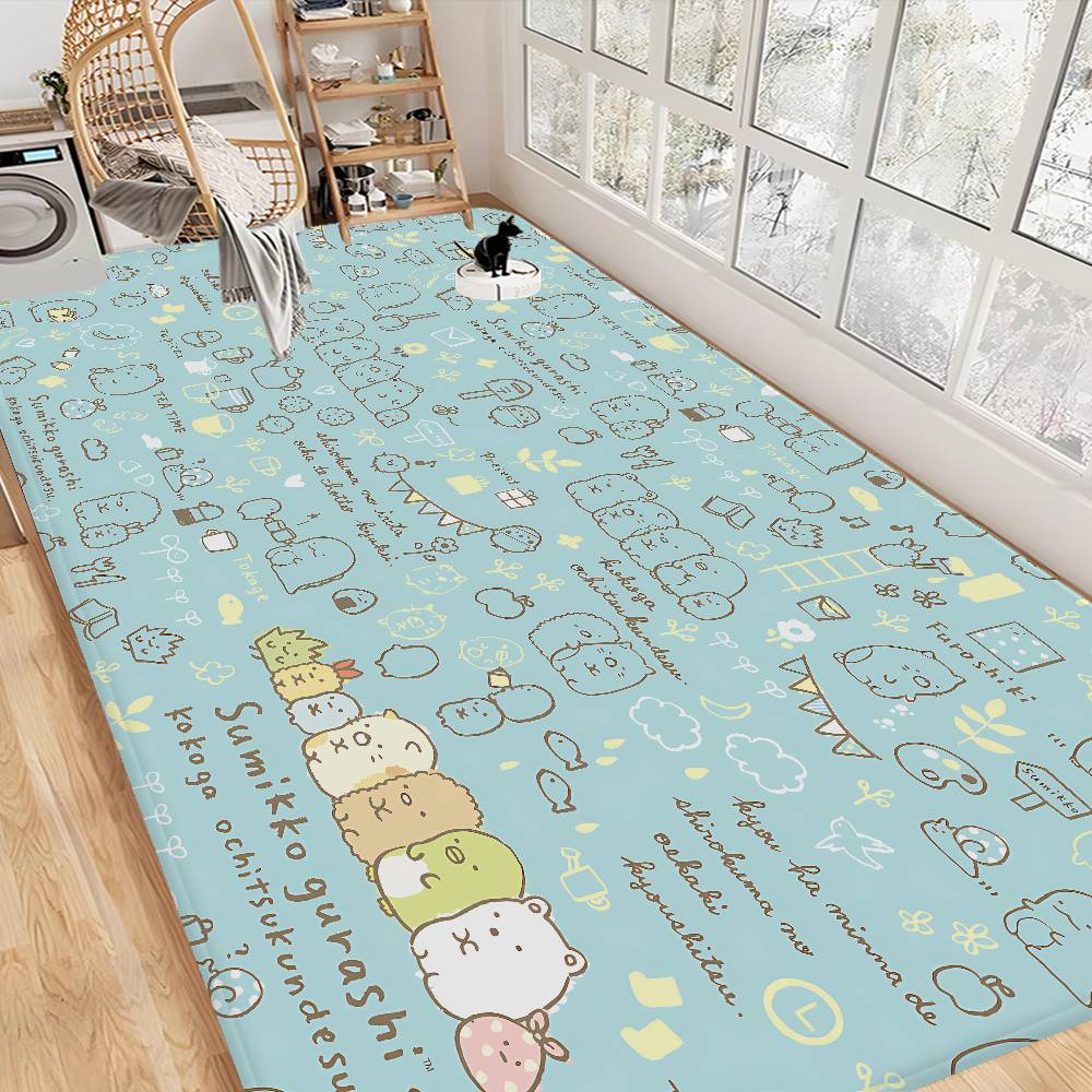 Cartoon Pink Sumikko Gurashi Door Mat Nordic Style Bedroom Living Room Doormat Home Balcony Anti-Slip Alfombra
