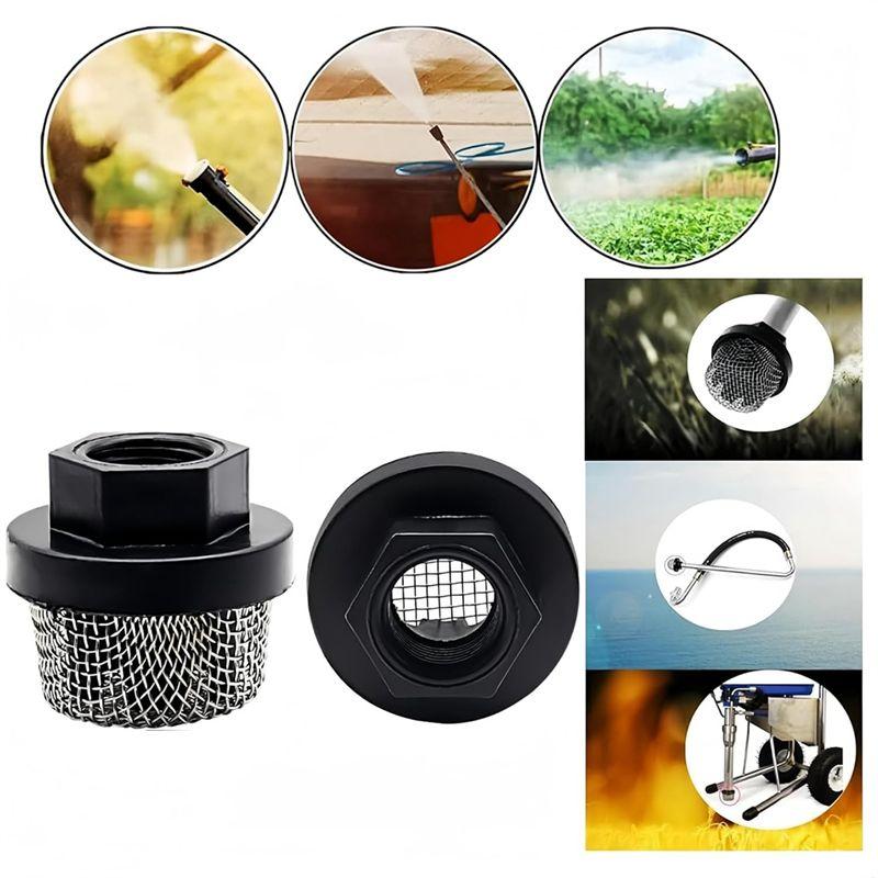 ABUL-8Pcs 246385 Hose Inlet Strainer Filter Inlet Suction Strainer Mesh Suitable For Ultra 395 495 390 Airless Paint Sprayers