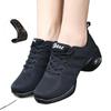 Black dance shoes, wearing Yang Liping square dance shoes, breathable summer dance shoes, soft-soled fitness dance shoes