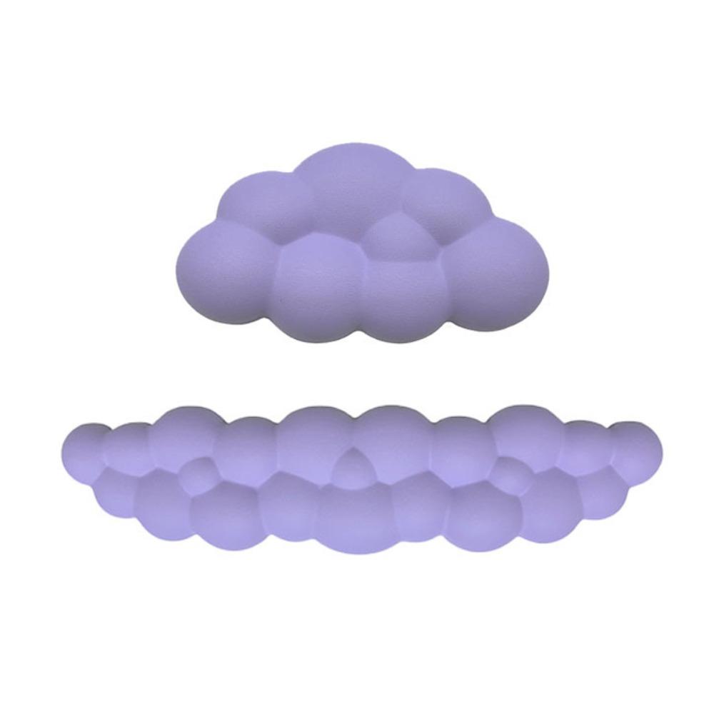 Soft Anti-slip Wrist Rest Memory Foam Cloud Shape Mouse Pad PU Wrist Support Keyboard