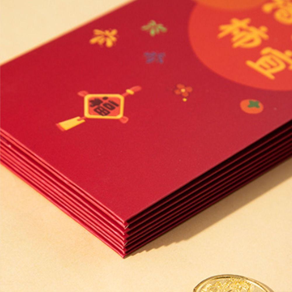 30PCS HongBao Money Pocket Vintage Luck Money Bags Good Luck Chinese Red Envelope  Chinese New Year