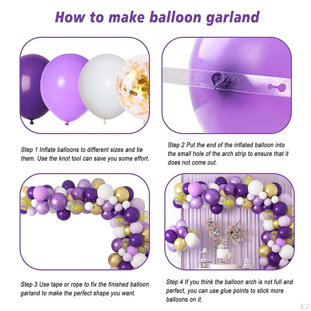 Balloons Arch Garland Kit with Confetti for Birthday Decor