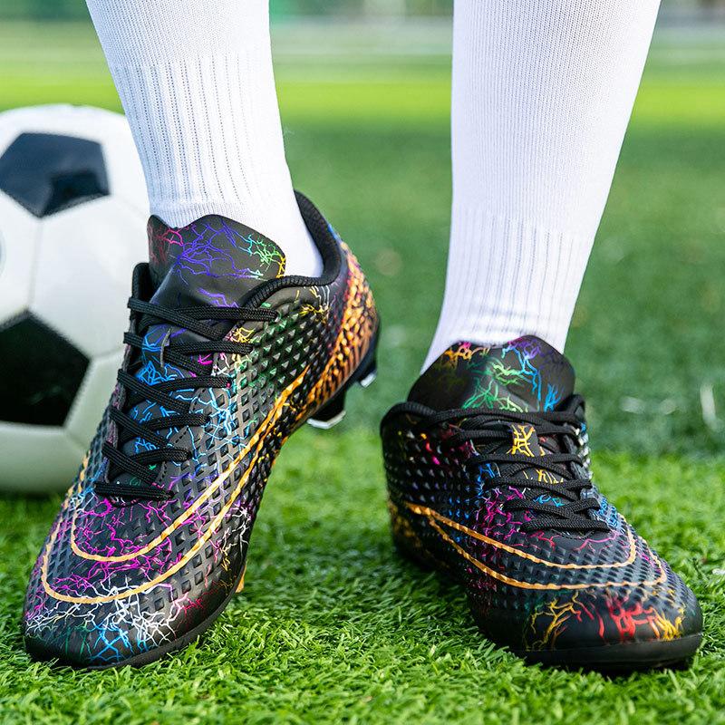 New Professional Football Shoes Men's and Women's AG Long Nails TF Broken Nails Youth Students Grass Competition Training Shoes