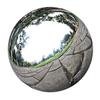 Silver Stainless Steel Sphere Metal Garden Decoration High Shine Mirror Ball for Home Office Outdoor Design