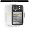 L8RE Portable Mini Air Conditioner Cooling Fan 2 Speed Cooling Fan Replace For Bedroom Room Outdoor Office Desk Cooling Fan