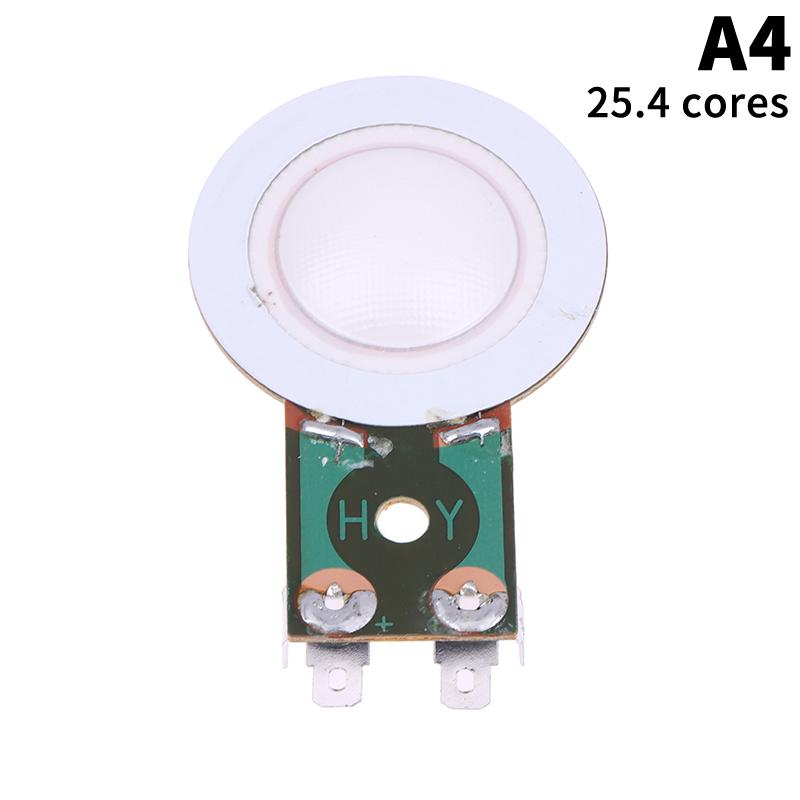 New 25.4MM Tweeters Voice Coil Round Speaker Treble Coil Replacement Horn Titanium Film Copper Clad Alumium Diaphragm