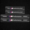 4ks Ochrana prahu auta Transparentní Dekorativní M LOGO Odznak 3D Samolepka Pro BMW M Performance E36 E46 E60 E90 E91 E92 E93 F30 F20 X1 X3 X5 X6 X7