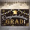 Graduate Banner Decoration Congratulations Banner Graduation Party Photo Background Decoration