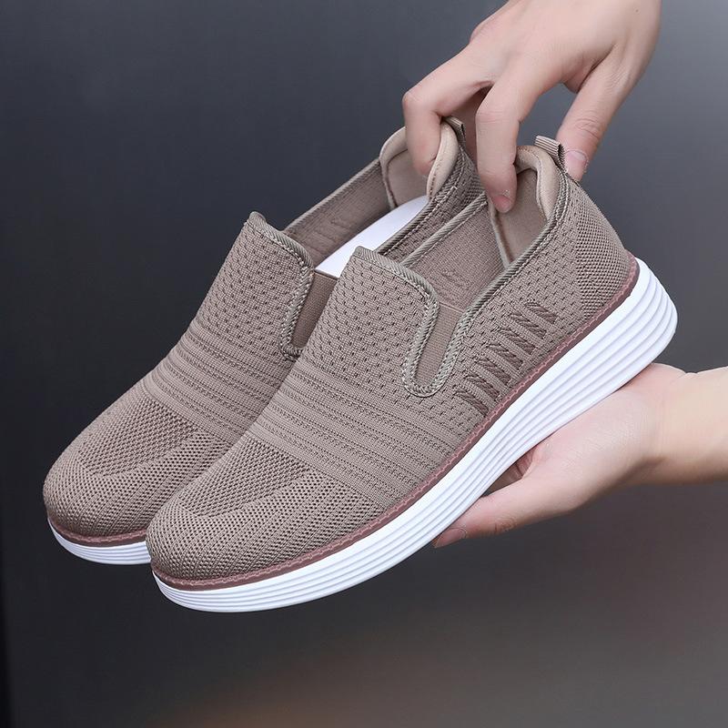 Shoes Men's 2025 Spring and Autumn New Shallow Mouth Soft Sole Breathable Lazy Shoes Versatile One Pedal Resistant Lightweight