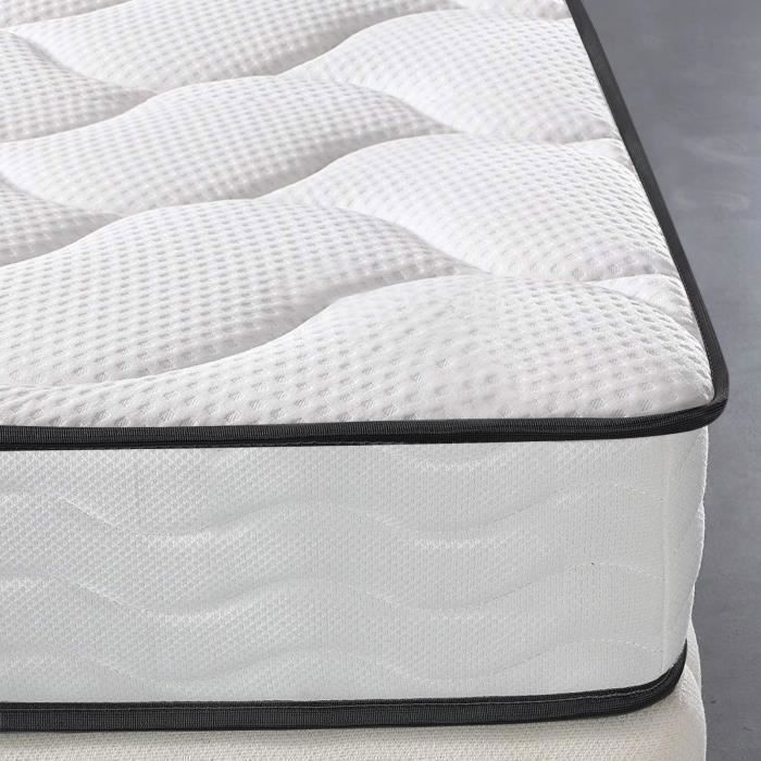 Ensemble de 2 Matelas 90x200 cm - Matelas Frixovel Mousse à Mémoire de Forme - Matelas Ergonomique de Luxe - Épaisseur 15 cm