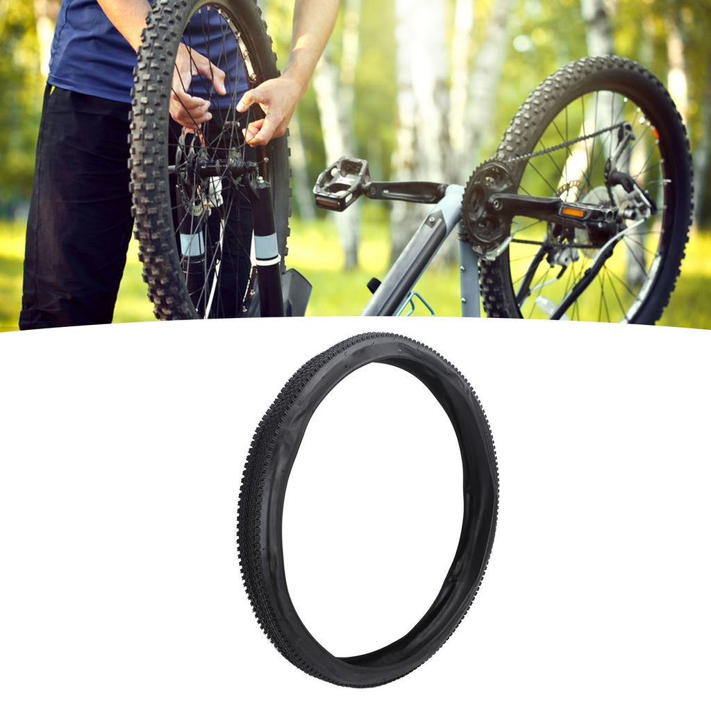26x1.95 Mountainbike Ytterdäck Gummi Mönstrat Vikbart Ersättningscykeldäck för Reparation