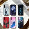 V-alorant J-Jett Game Phone Case For Samsung Galaxy A73,A72,A71,A70,A53,A52,A51,Others Soft Black Cover