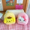 Cute Cartoon Animal Plush Wallet For Women Soft Fluffy Earphone Case Coin Purse Data Cable Holder Lipstick Pouch Wholesale