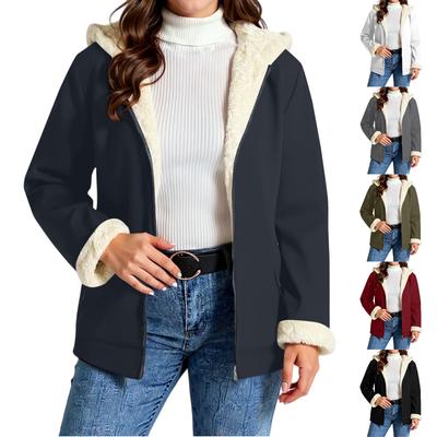 Women's Loose Long-sleeved, Fashionable, Plus-size Warm Cardigan Jacket Top