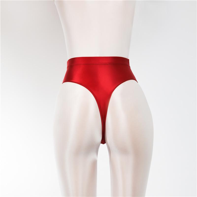 High Waist Sheer Thong: Sexy European and American Women's T-back 7055