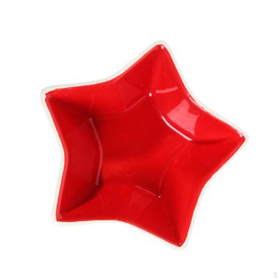 Christmas Fruit Plate Dessert Tray Portable Breakfast Bowl Dinnerware Serving Candy for